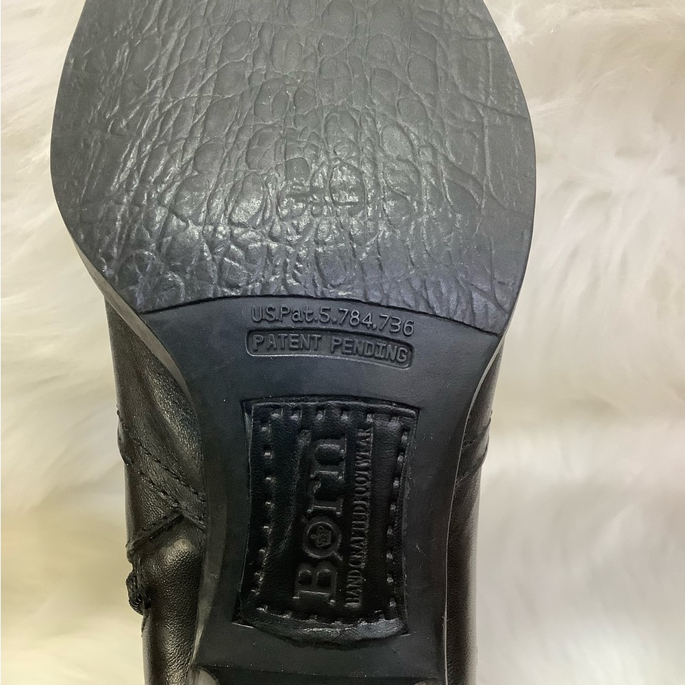 LIKE NEW 🖤BORN Pavan Black Mid Calf Moto Boots - Picture 13 of 14